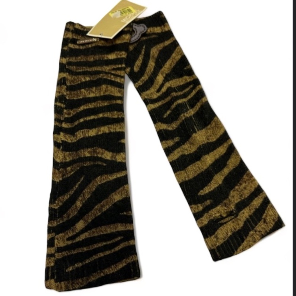 Michael Michael Kors Tiger Print Arm Warmers Black And Brown Size O/S NWT